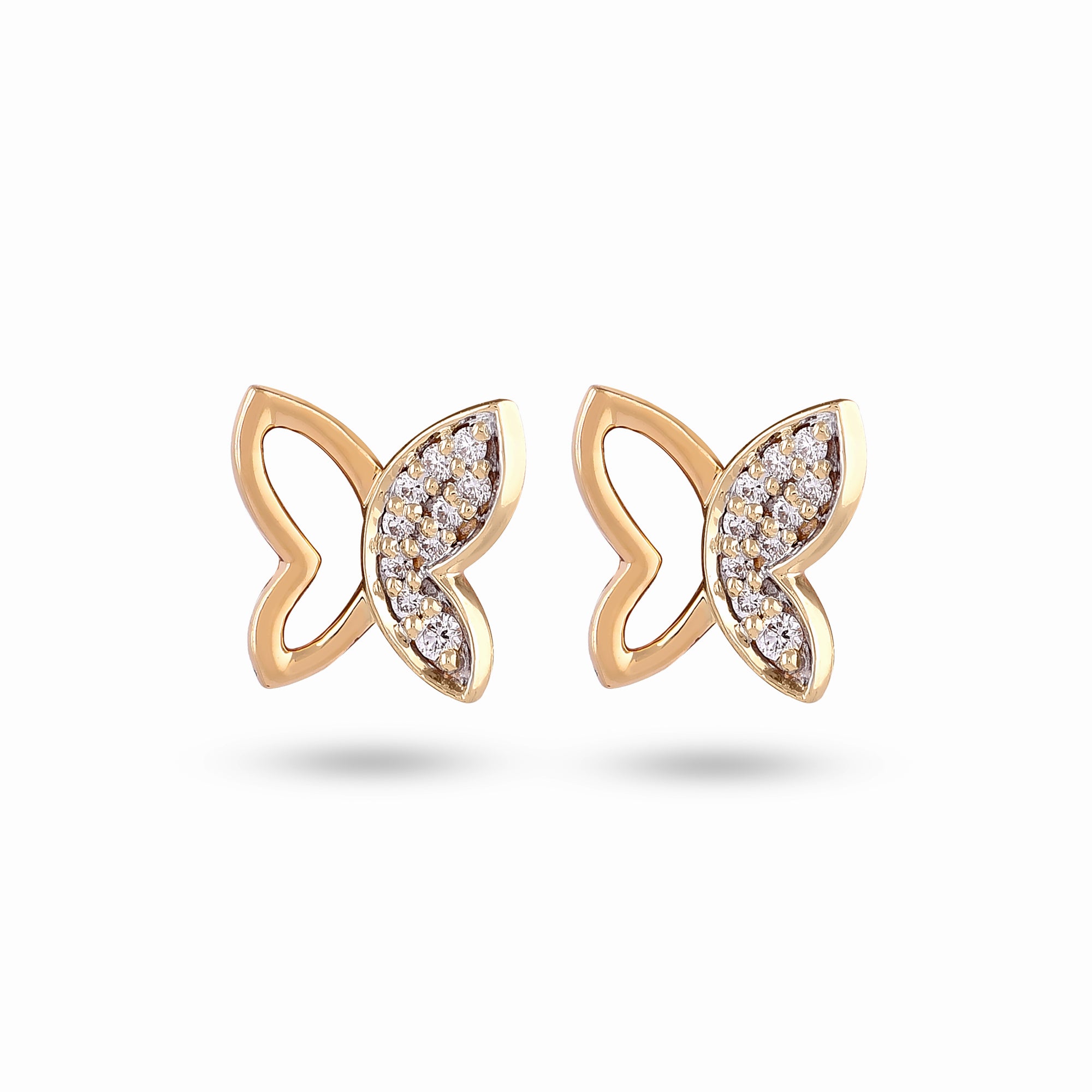Butterfly Diamond Studs