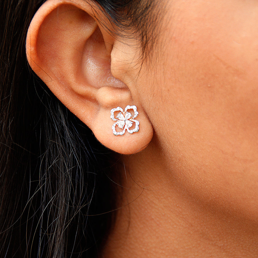 Flora Daimond Earrings