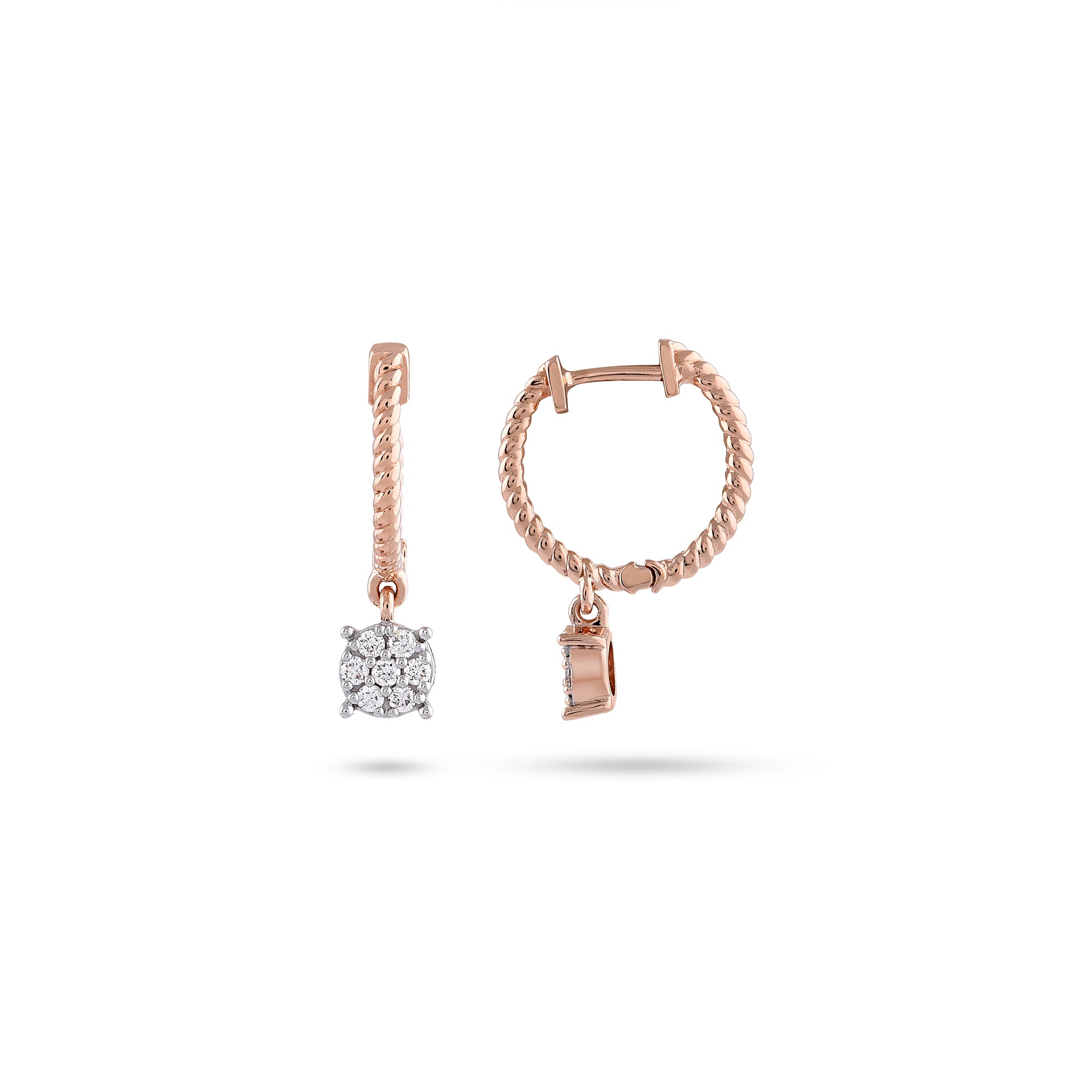 Diamond Drop Rope Hoops