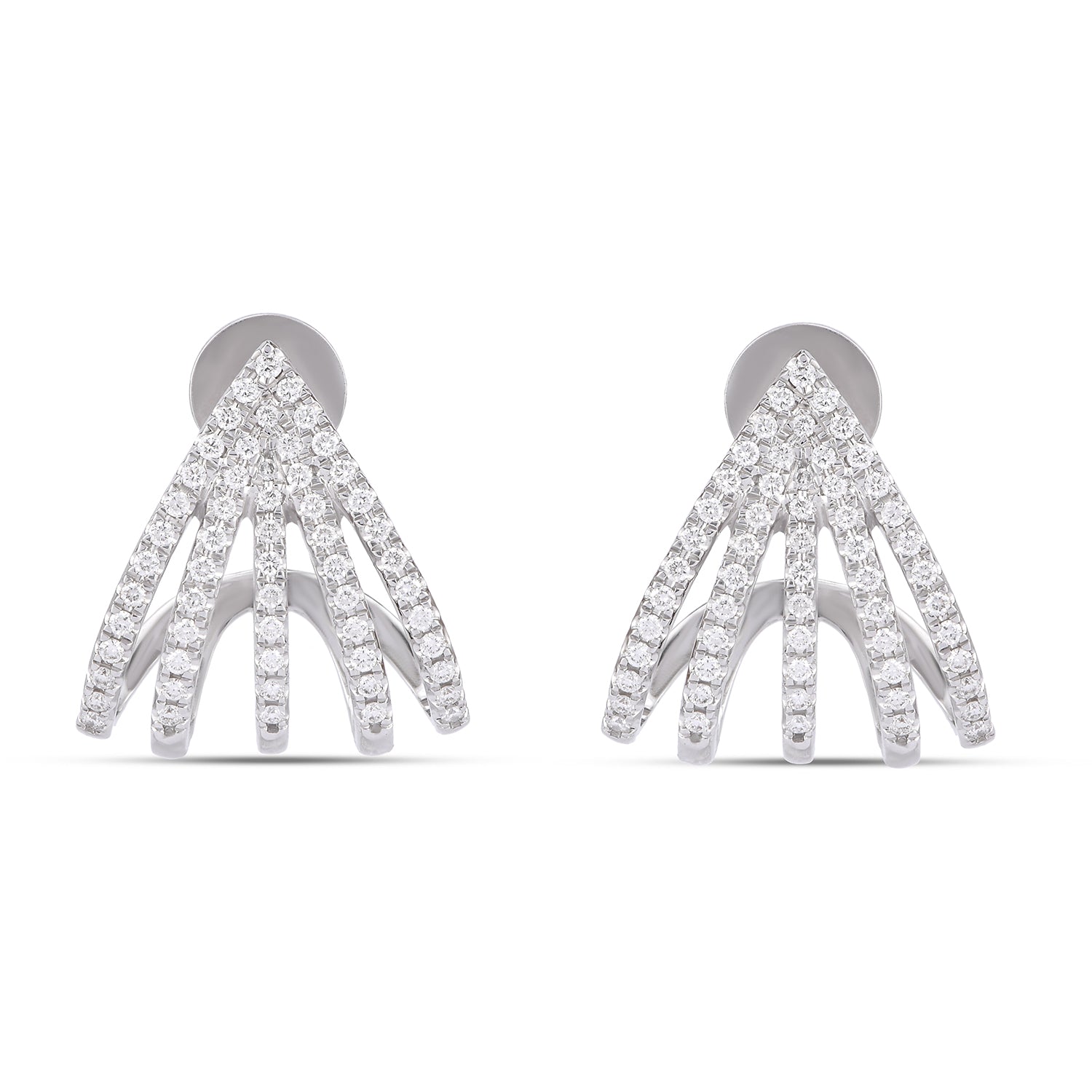White fire Diamond Earirngs