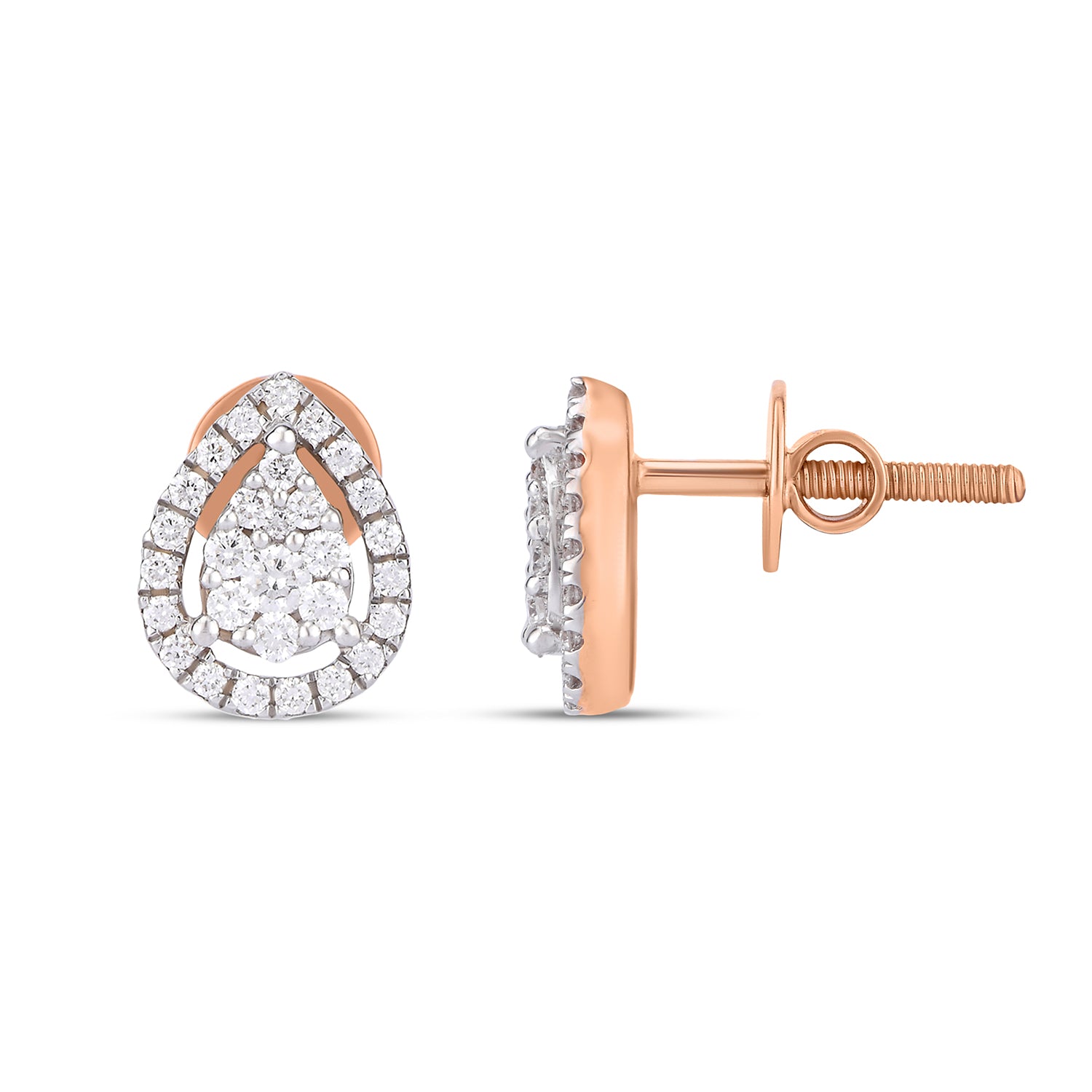 Composite Drop Diamond Studs