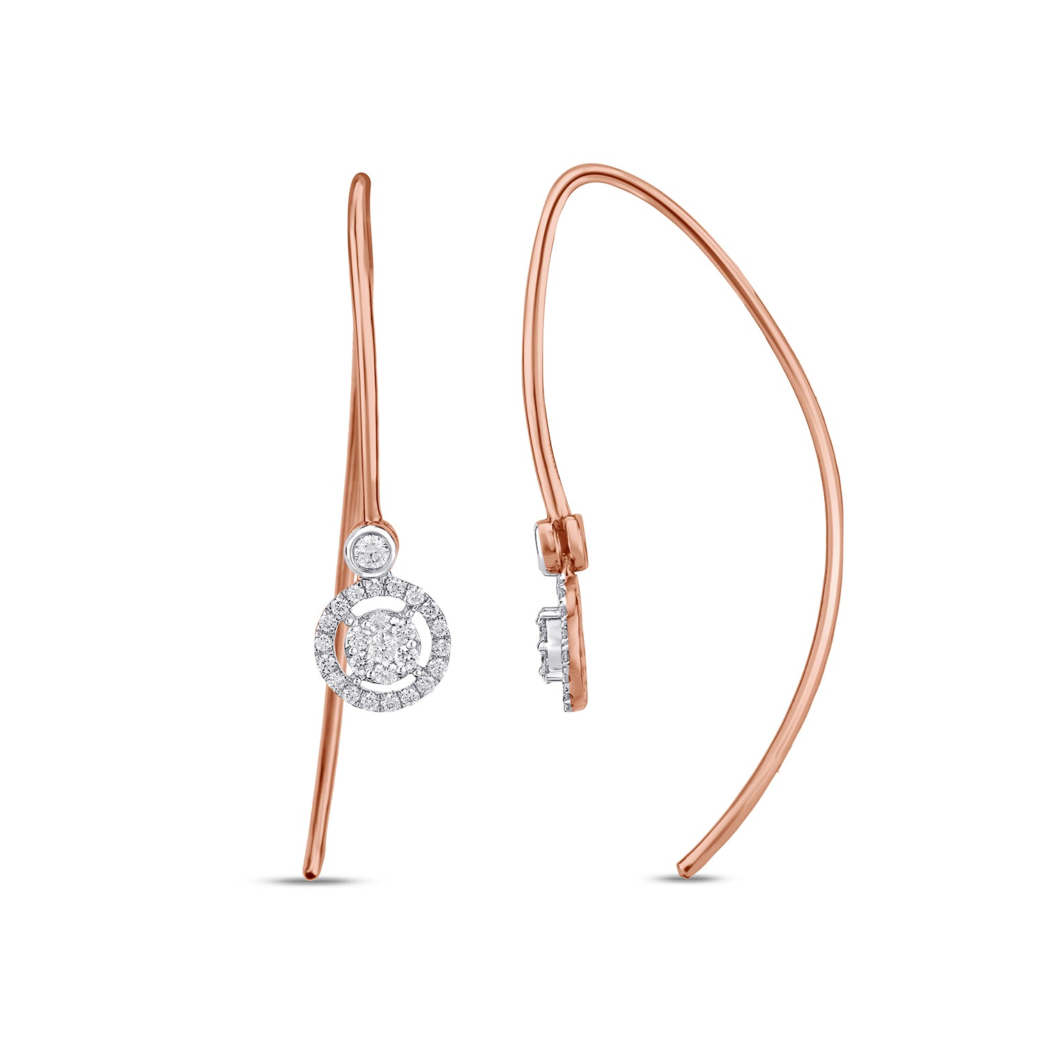 Long Pipe Diamond  Danglers