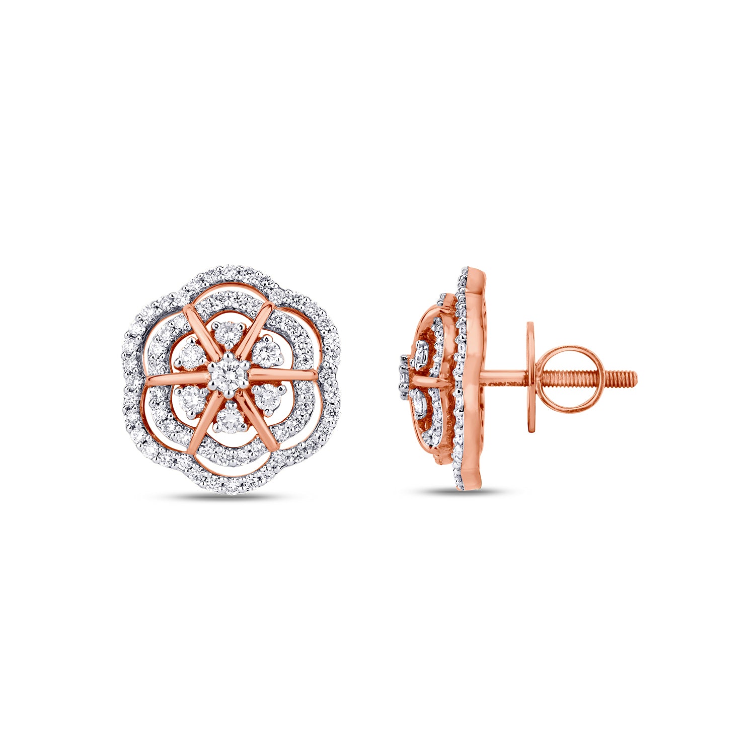 Floret Diamond Earrings