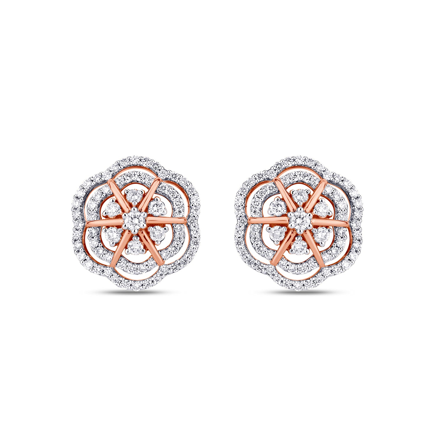 Floret Diamond Earrings