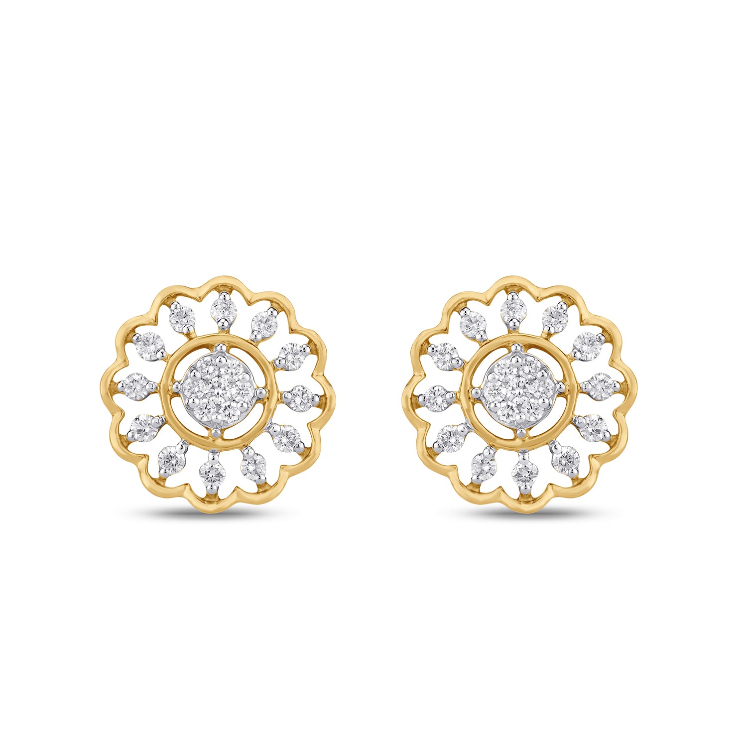 Arty Diamond Earrings
