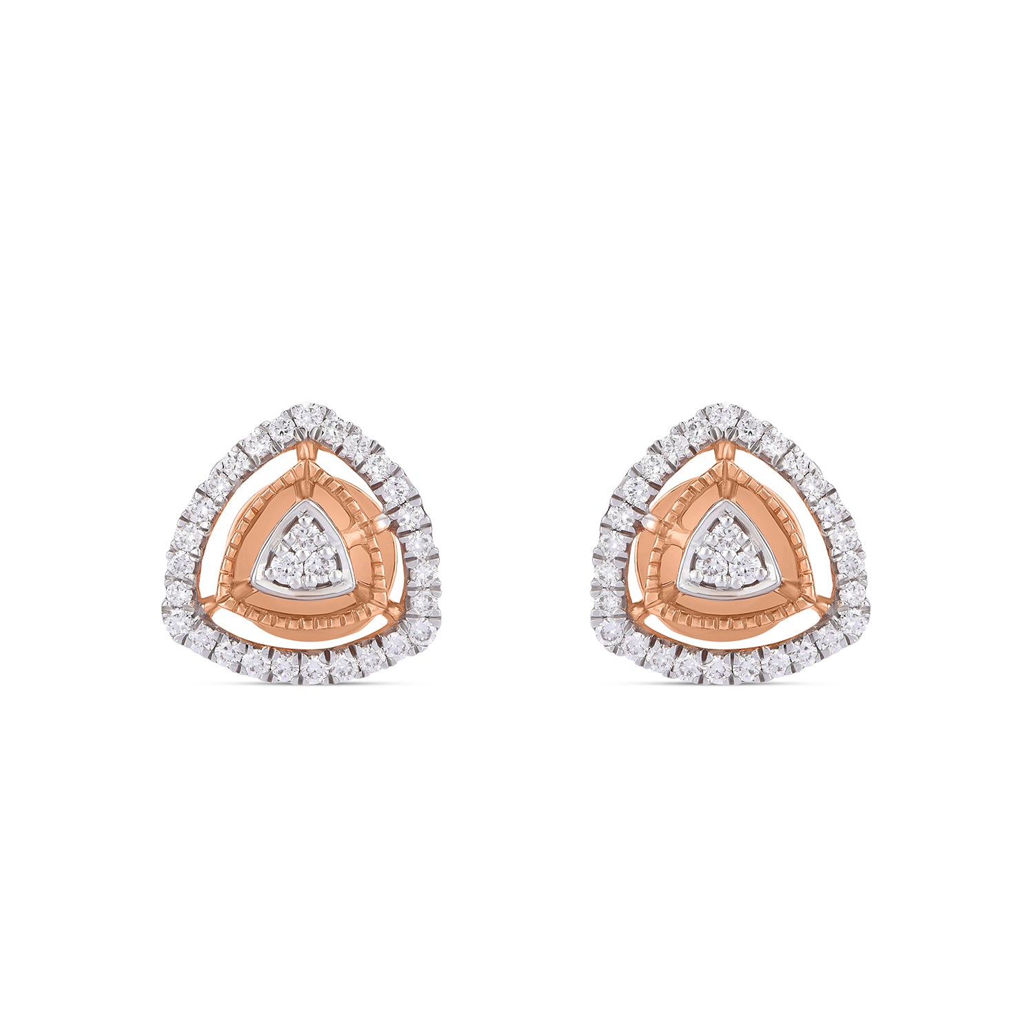 Trillian shaped Diamond Earring