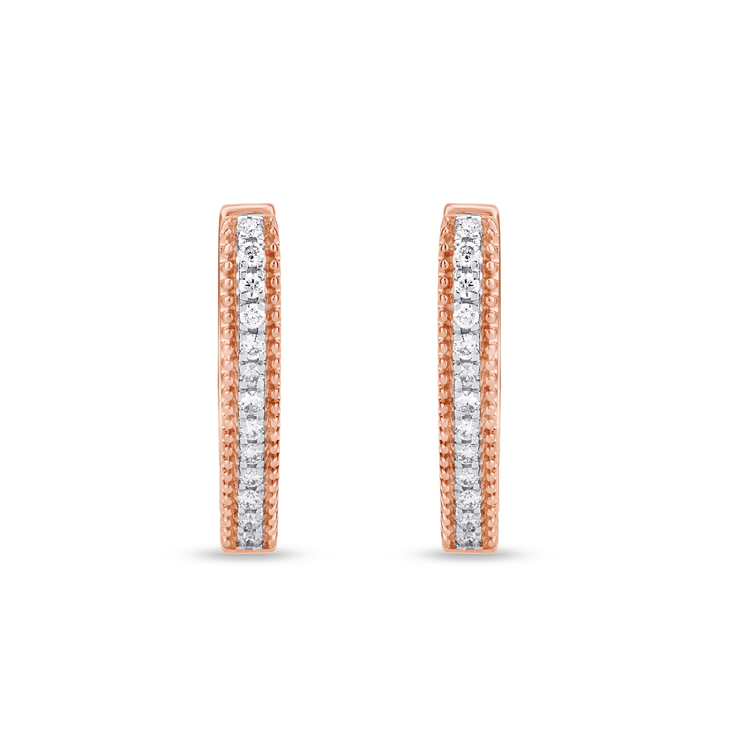 Single line v shapped diamond Huggies