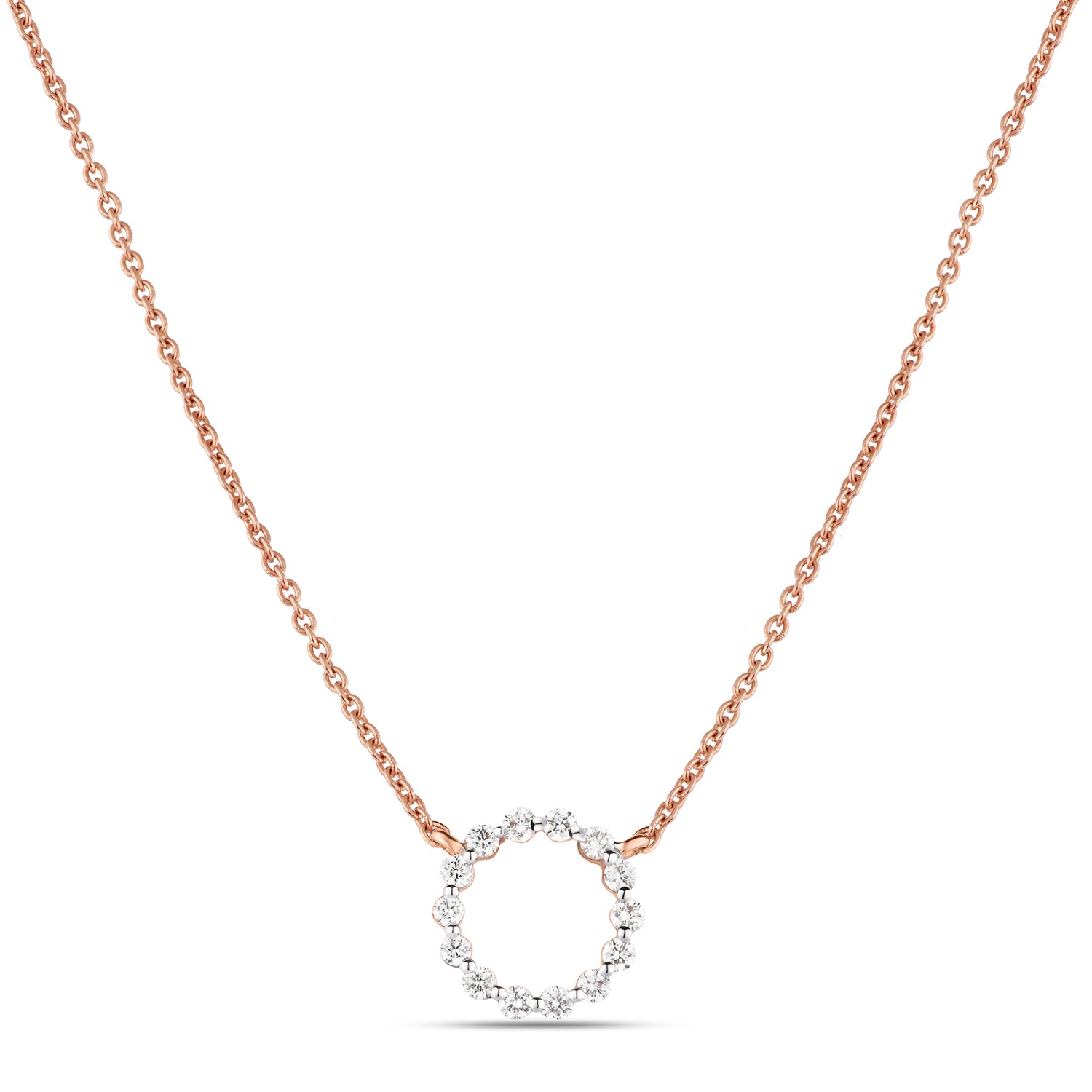 Eternal Diamond Circle Necklace