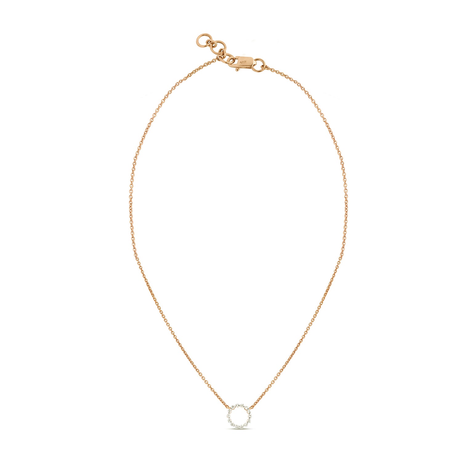 Eternal Diamond Circle Necklace