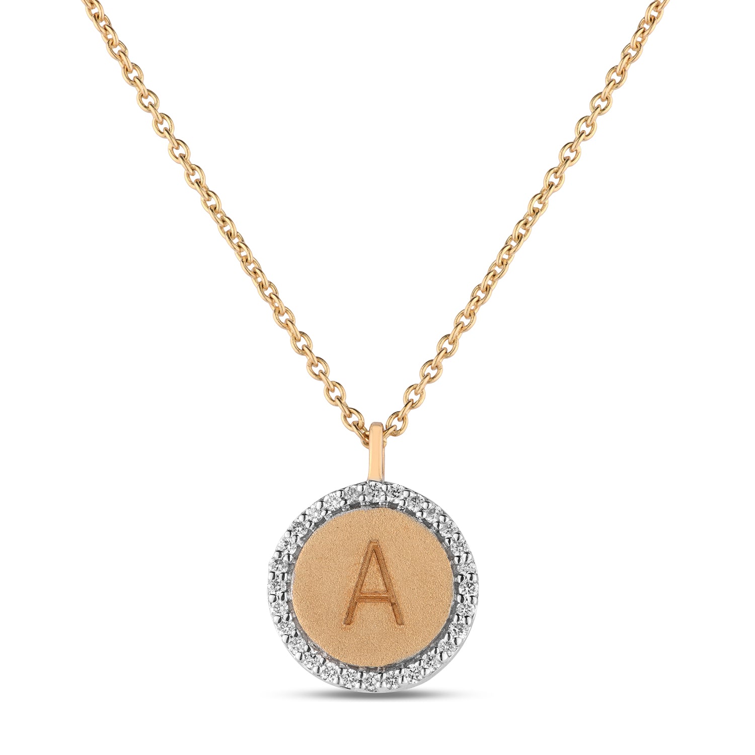 Custom Initial Charm Necklace