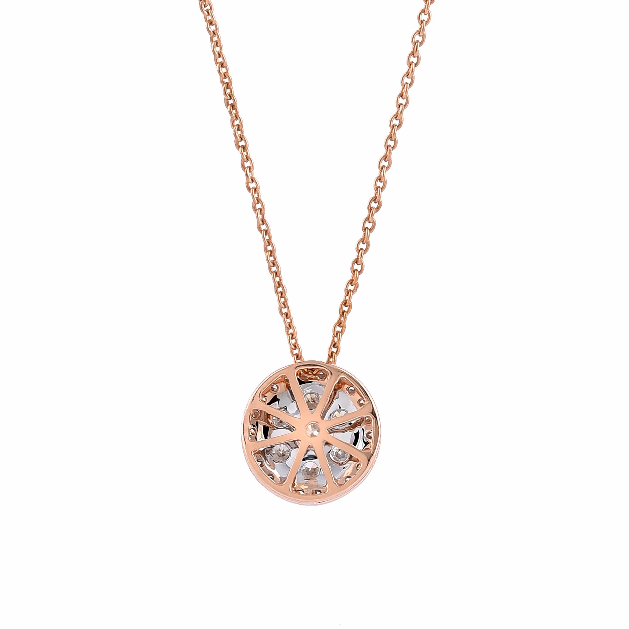 Composite Round Diamond Necklace