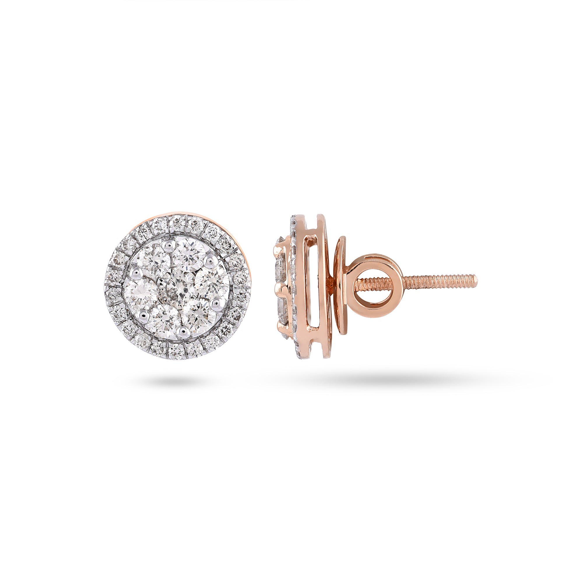 Composite Round Diamond Studs