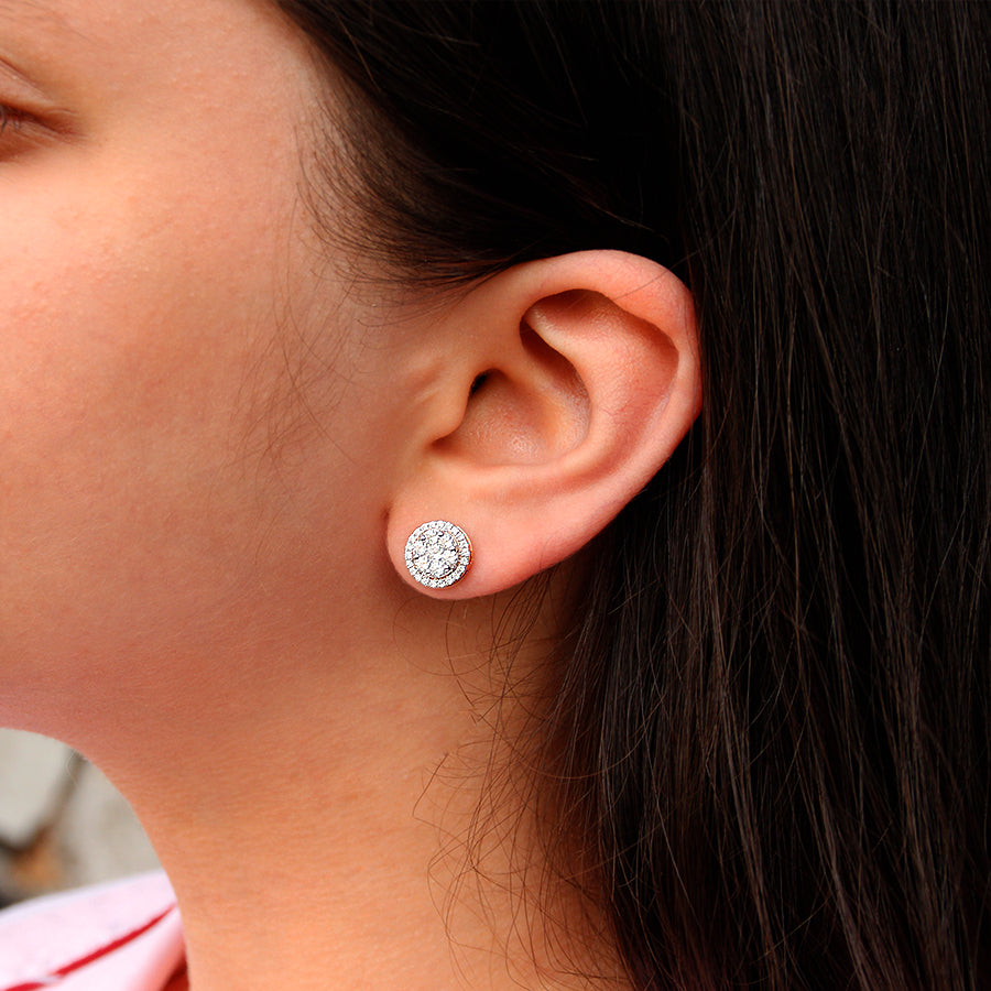 Composite Round Diamond Studs