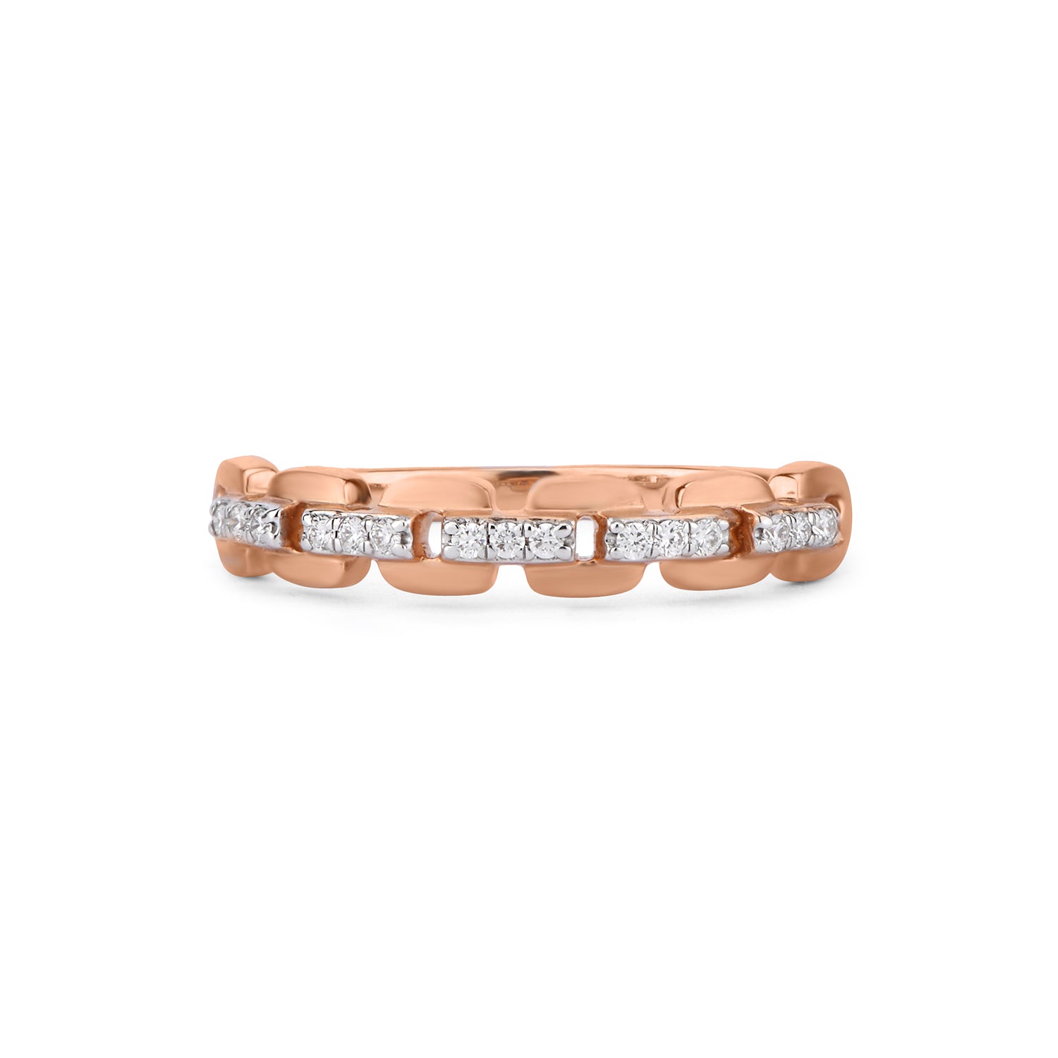 Matte Finish Cuban Diamond Ring