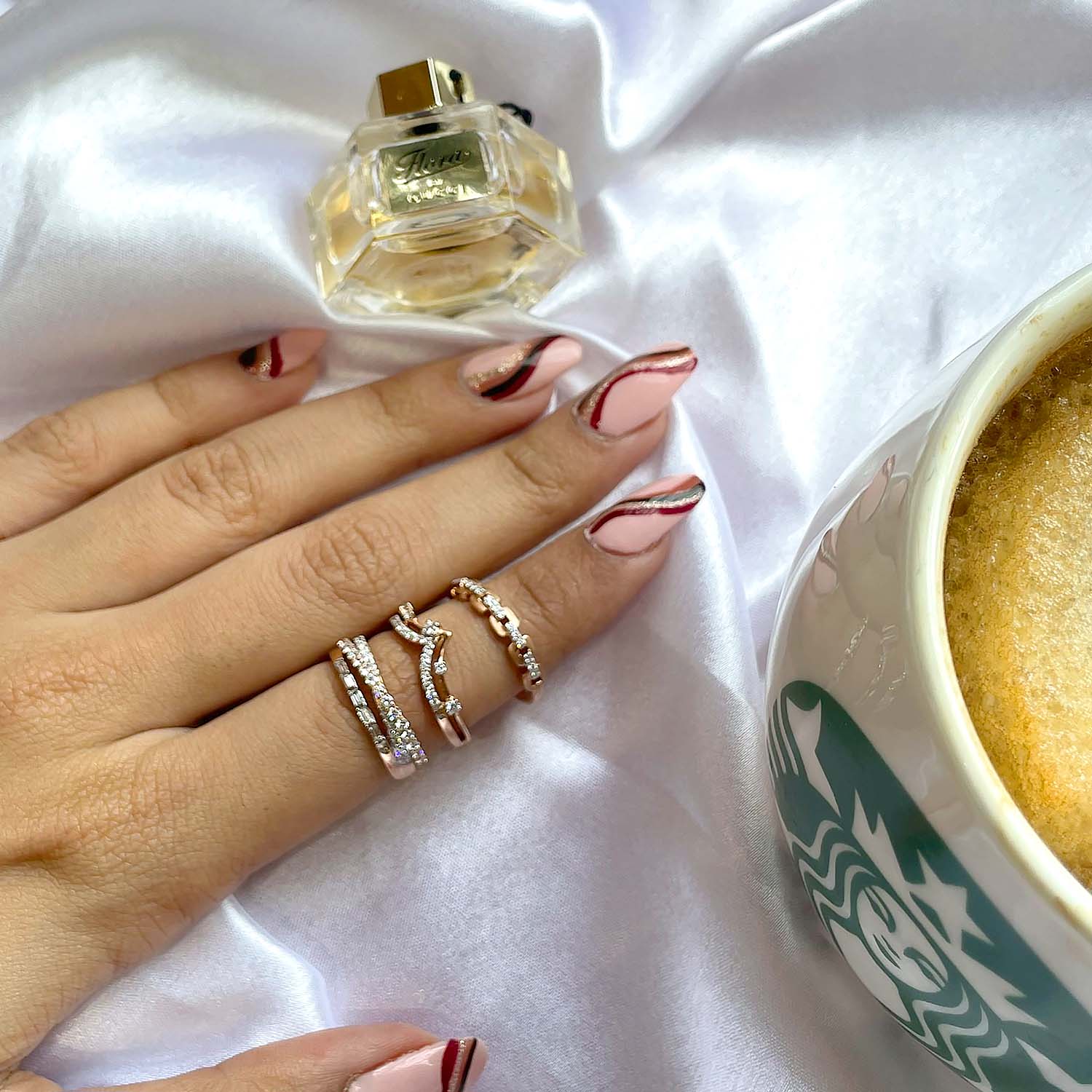 Matte Finish Cuban Diamond Ring