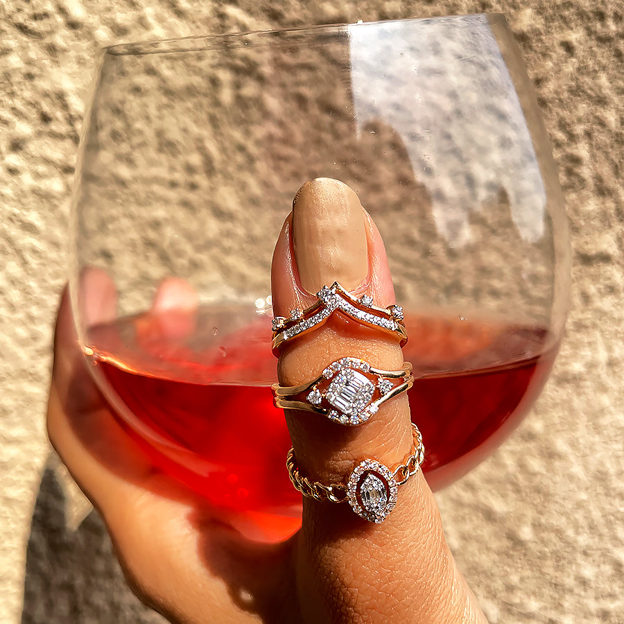 Classic Composite Diamond Ring