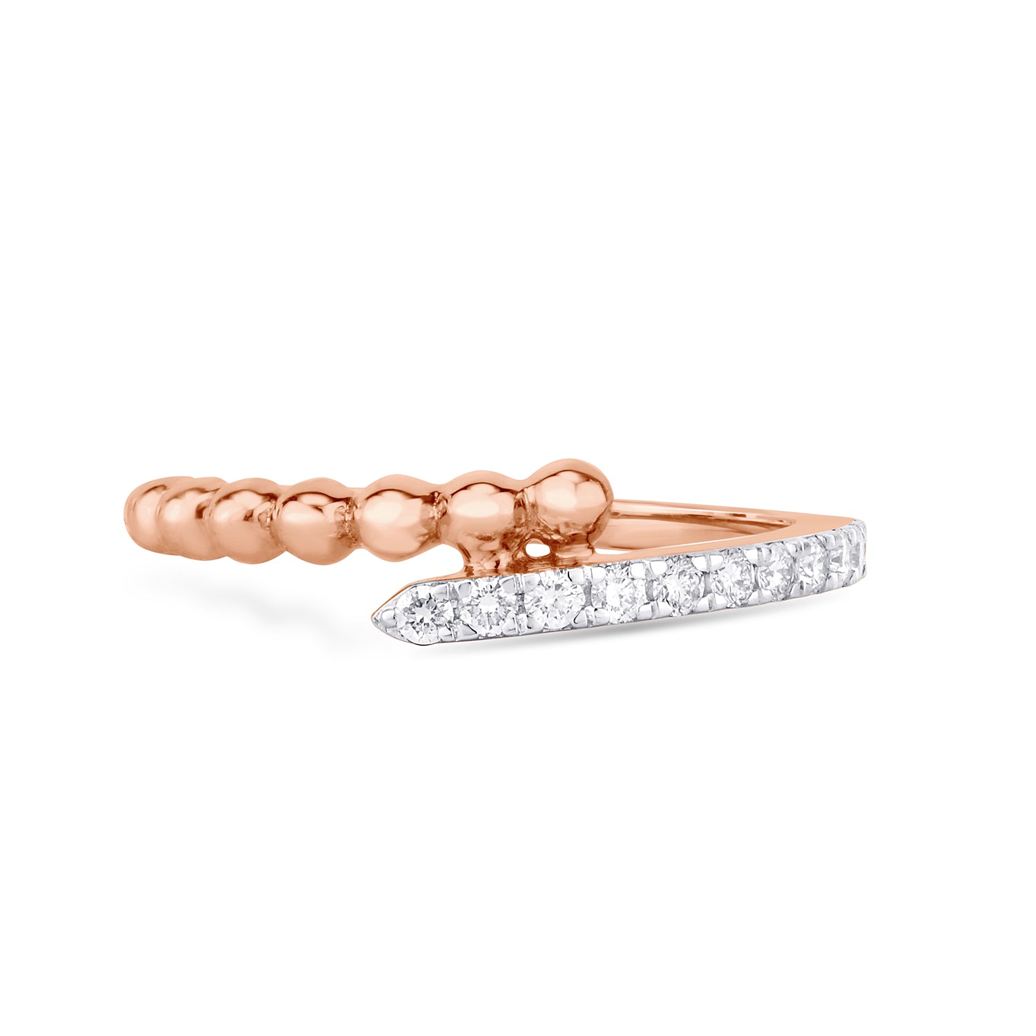 Half Bubble Diamond Band
