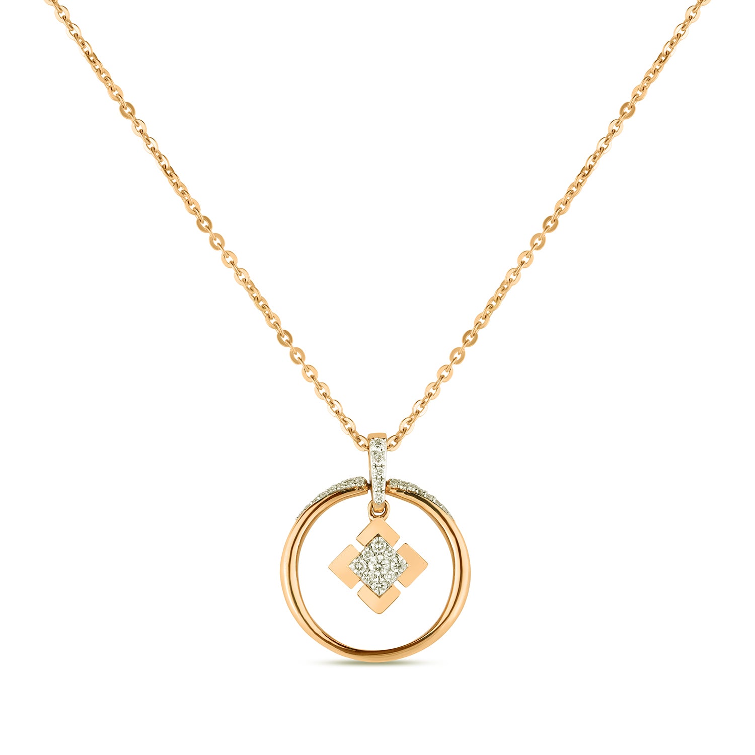 2 in 1 Wear as a Pendnat Wear as  Diamond Ring