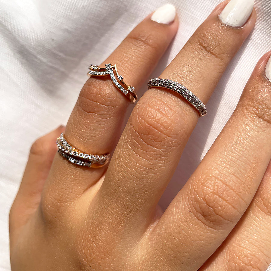 Classic Micro Diamond Band