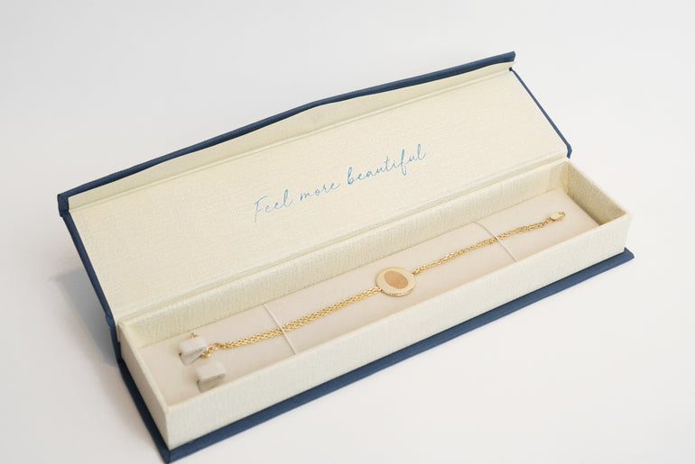 Fingerprint Bracelet - 14k yellow gold