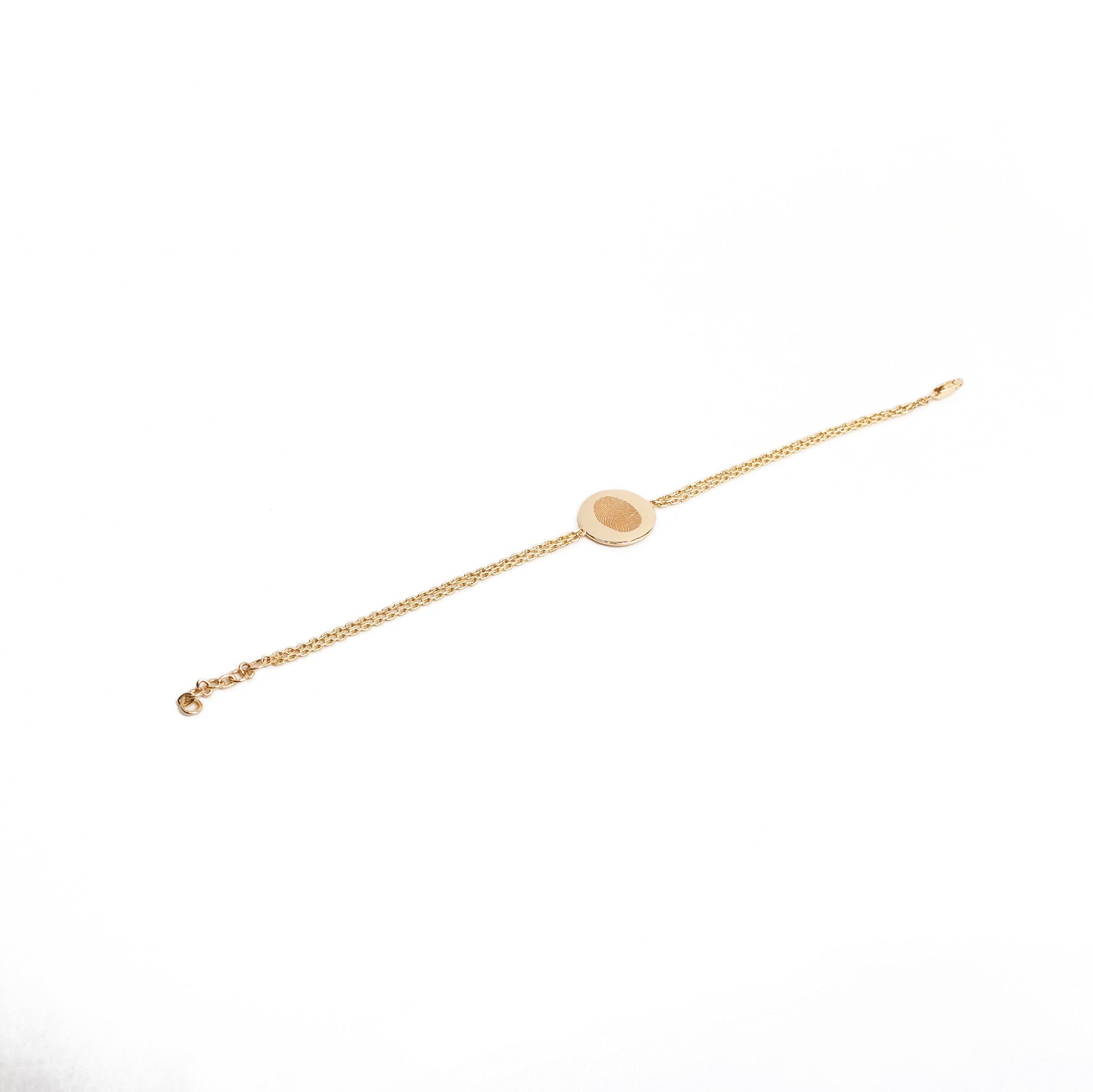 Fingerprint Bracelet - 14k yellow gold