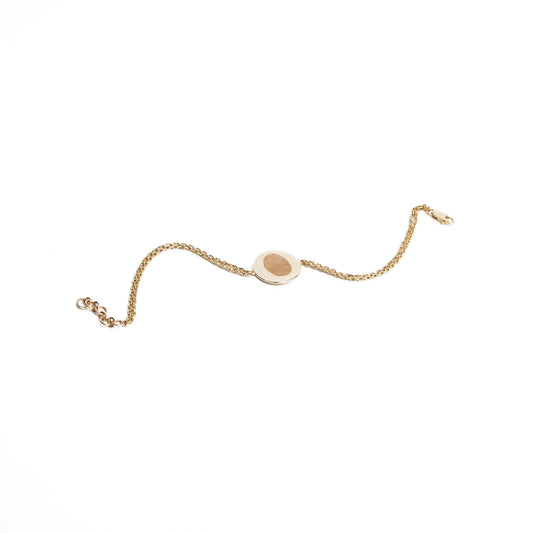 Fingerprint Bracelet - 14k yellow gold