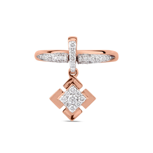 2 in 1 Wear as a Pendant Wear as Diamond Ring